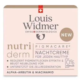 Widmer nutriderm Pigmacare naktinis kremas be P., 50 ml