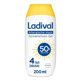 Ladival alerginis odos apsaugos nuo saulės gelis LSF 50 + , 200 ml