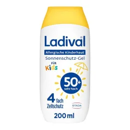 Ladival alergiškas vaikų odos gelis LSF 50 +, 200 ml