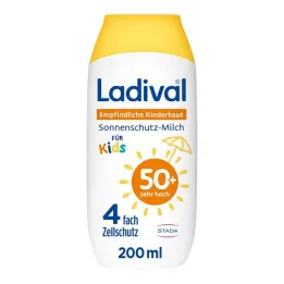 Ladival jautrios vaikiškos odos pienelis LSF 50 +, 200 ml