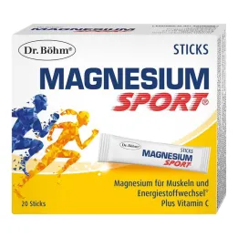 Dr.Böhm Magnesium sportinės lazdos, 20X1,5 g