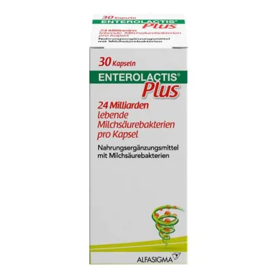 Enterolactis Plus kapsulės, 30 vnt Enterolactis Plus kapsulės, 30 vnt