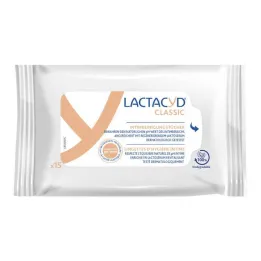 Lactacyd Classic intymaus valymo servetėlės, 15 vnt