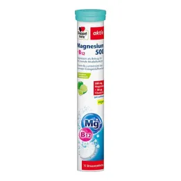 Doppelherz Magnesium 500 + B12 šnypščiosios tabletės, 15 vnt