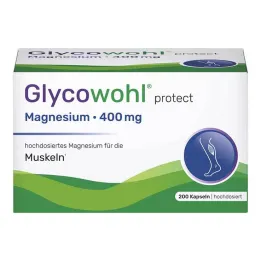 Glycowohl Magnesium 400 mg didelės dozės veganiškos kapsulės, 200 vnt