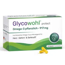 Glycowohl Omega-3 kapsulės 917 mg vegan + DHA + EPA + DPA (60 vnt.)