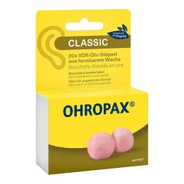 Ohropax Classic vaškas prieš ausų kištukus, 20 vnt