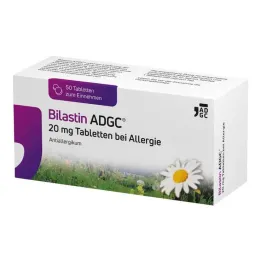 Bilastine ADGC 20 mg tabletės nuo alergijos, 50 vnt