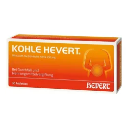 Charcoal Hevert tabletės, 30 vnt