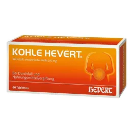 Charcoal Hevert tabletės, 60 vnt