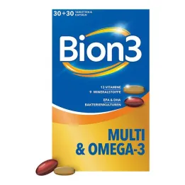 BION3 Multi + Omega-3 derinio pakuotė, 2x30 vnt