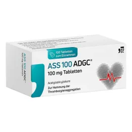 ASS 100 ADGC 100 mg tablečių, 100 vnt