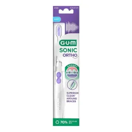 GUM Sonic Ortho sonic dantų šepetėlis, 1 vnt