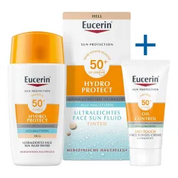Eucerin Sun Fluid Hydro Protect veido šviestuvas LSF 50 + , 50 ml