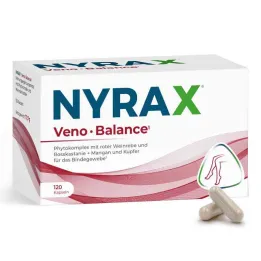 Nyrax Veno Balance Phytocomplex jungiamojo audinio kapsulės (120 vnt.)
