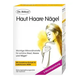 Dr.Böhm Skin Hair Nails Tabletės, 180 vnt