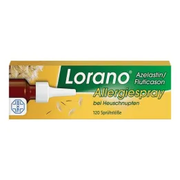 Lorano Azelastine / Fluticasone alergijos purškalas nuo šienligės, 23 g