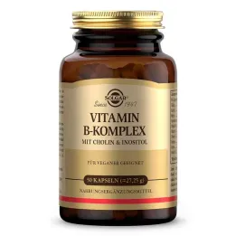 Solgar Vitamin B komplekso kapsulės (50 vnt.)