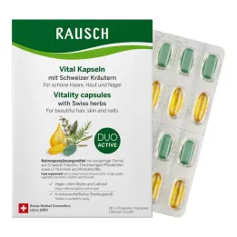 Rausch Vital kapsulės su šveicariškomis žolelėmis, 30x2 vnt