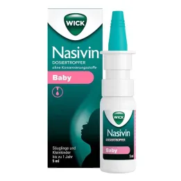 WICK Nasivin dozavimo lašintuvas oK Baby 0,1 mg / ml Ntr, 5 ml