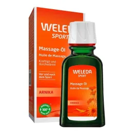 Weleda sportinis masažinis aliejus arnika, 50 ml