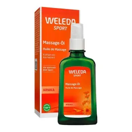 Weleda sportinis masažinis aliejus arnika, 100 ml