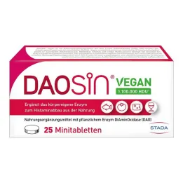 Daosin vegan tabletės, 25 vnt