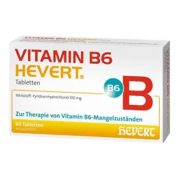 VITAMIN B6 HEVERT tabletės, 60 vnt