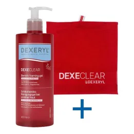Dexeryl Dexeclear putojantis prausiamasis gelis nešvariai odai, 400 ml