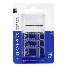 CURAPROX CPS 508 Tarpdančių implantas 1,7–8,5 mm, 4 vnt