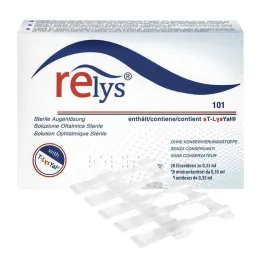 Relys akių lašai vienkartiniai, 20x0,35 ml