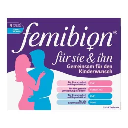 Femibion for ja & him tabletės, 2x28 vnt