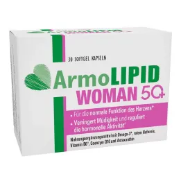 Armolipid Woman 50 + minkštos kapsulės, 30 vnt