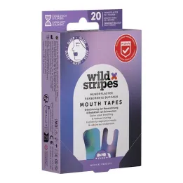 Wild Stripes Mouth Tapes Sunset Plasters, 20 vnt