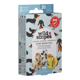 Wild Stripes Kids jautrūs Animal Fun pleistrai, 20 vnt