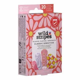 Wild Stripes Classic jautrūs Pastel Fun tinkai, 20 vnt