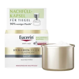 Eucerin Anti-Age hialurono užpildas + elastingumo naktinis kremas, 50 ml