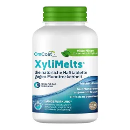 Xylimelts lipnios tabletės švelnios mėtinės Oracoat, 110 vnt