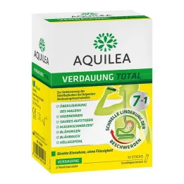 Aquilea Digestion Total Powder for Oral Sticks, 12 vnt