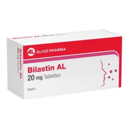 Bilastine AL 20 mg tabletės, 10 vnt