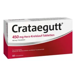 Crataegutt 450 mg širdies ir kraujagyslių tabletės, 60 vnt