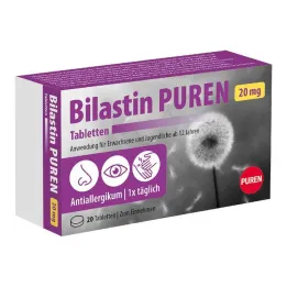 Bilastin Puren 20 mg tabletės, 20 vnt
