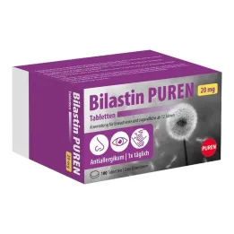 Bilastin Puren 20 mg tabletės, 100 vnt