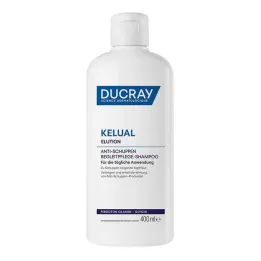 Ducray Kelual Elution pridedamas priežiūros šampūnas, 400 ml