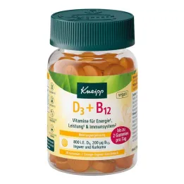 Kneipp Vitaminas D3 + B12 Gummies, 30 vnt