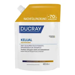 Ducray Kelual Squanorm sausas šampūnas nuo pleiskanų, 400 ml