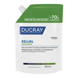 Ducray Kelual Squanorm riebus šampūnas nuo pleiskanų, 400 ml