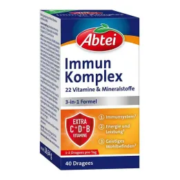 Abbey Immune Complex Dragees, 40 vnt