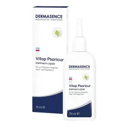 Dermasence Vitop Psoricur galvos odos skystis, 75 ml