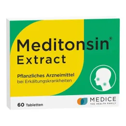 Meditonsin Extract vaistažolių peršalimo tabletės, 60 vnt